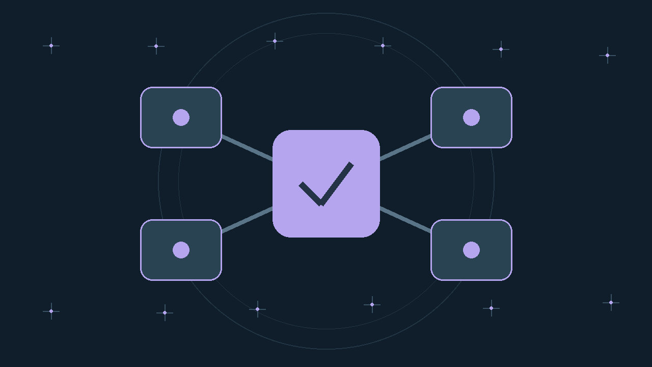 Illustration générée : modules reliés.