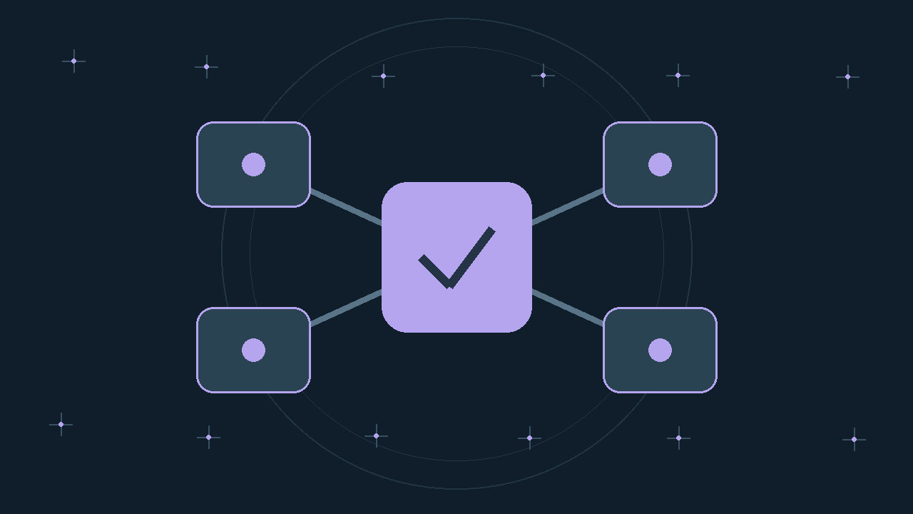 Illustration générée : modules reliés.