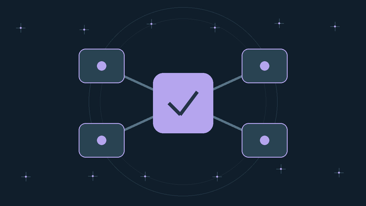 Illustration générée : modules reliés.