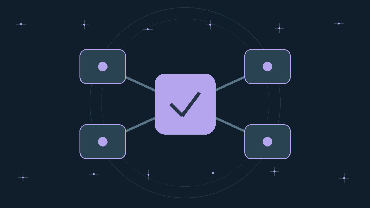 Illustration générée : modules reliés.
