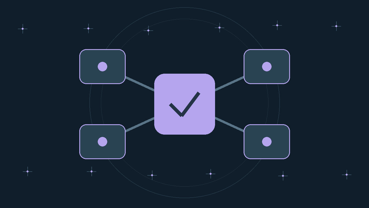 Illustration générée : modules reliés.