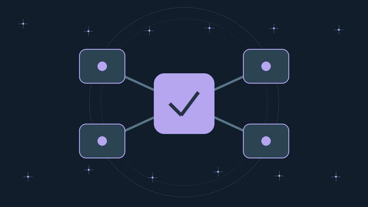 Illustration générée : modules reliés.